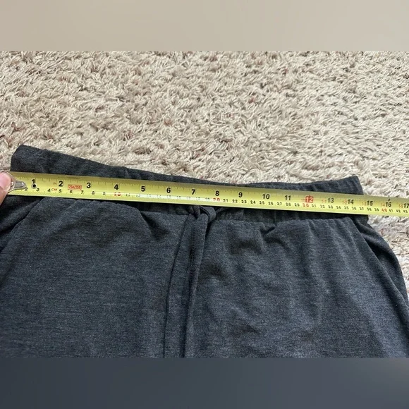 Azy Women’s Drawstring Midi Skirt Gray Size XL - Picture 2 of 5